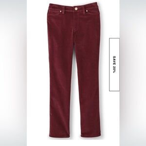 Soft Surroundings Blakely Velveteen Pants